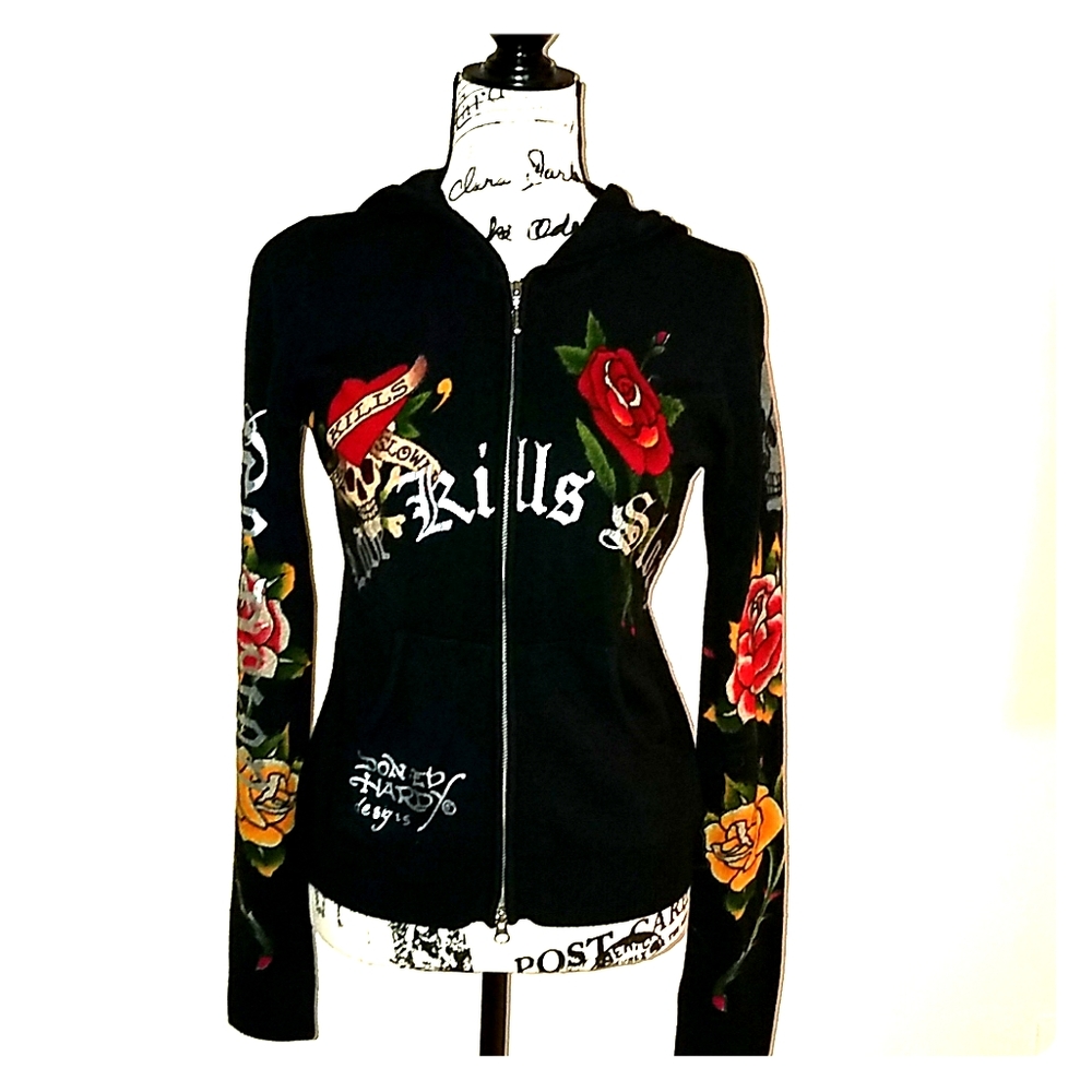 Ed hardy sipper hoodie